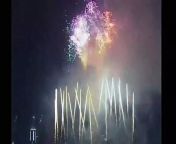 Watch the amazing fireworks show from Dubai as ruler Sheikh Mohammed unveils the world&#39;s tallest building, the Burj Dubai. . Follow us on twitter at http://twitter.com/itn