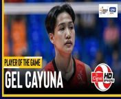 Gel Cayuna once again leads a high-powered Cignal offense and the HD Spikers regain their winning ways in the PVL All-Filipino.