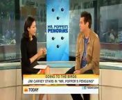 Hilarious as always Jim Carrey talks with Ann Curry on NBC&#39;s Today Show.