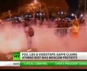 The US network Fox news lied about the protesters in Russia making believe the US population that the images they were seeing regarding &#92;