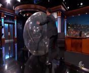 It&#39;s hard being on our show the same night as a former president, so Adam decided to make the biggest impression possible by entering inside a life sized hamster ball.