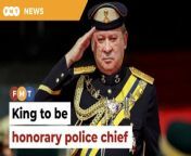 The Dewan Rakyat is to debate giving Sultan Ibrahim the title as part of the Police (Amendment) Bill 2024.&#60;br/&#62;&#60;br/&#62;&#60;br/&#62;Read More: https://www.freemalaysiatoday.com/category/nation/2024/03/21/king-set-to-become-honorary-police-chief/&#60;br/&#62;&#60;br/&#62;&#60;br/&#62;Free Malaysia Today is an independent, bi-lingual news portal with a focus on Malaysian current affairs.&#60;br/&#62;&#60;br/&#62;Subscribe to our channel - http://bit.ly/2Qo08ry&#60;br/&#62;------------------------------------------------------------------------------------------------------------------------------------------------------&#60;br/&#62;Check us out at https://www.freemalaysiatoday.com&#60;br/&#62;Follow FMT on Facebook: https://bit.ly/49JJoo5&#60;br/&#62;Follow FMT on Dailymotion: https://bit.ly/2WGITHM&#60;br/&#62;Follow FMT on X: https://bit.ly/48zARSW &#60;br/&#62;Follow FMT on Instagram: https://bit.ly/48Cq76h&#60;br/&#62;Follow FMT on TikTok : https://bit.ly/3uKuQFp&#60;br/&#62;Follow FMT Berita on TikTok: https://bit.ly/48vpnQG &#60;br/&#62;Follow FMT Telegram - https://bit.ly/42VyzMX&#60;br/&#62;Follow FMT LinkedIn - https://bit.ly/42YytEb&#60;br/&#62;Follow FMT Lifestyle on Instagram: https://bit.ly/42WrsUj&#60;br/&#62;Follow FMT on WhatsApp: https://bit.ly/49GMbxW &#60;br/&#62;------------------------------------------------------------------------------------------------------------------------------------------------------&#60;br/&#62;Download FMT News App:&#60;br/&#62;Google Play – http://bit.ly/2YSuV46&#60;br/&#62;App Store – https://apple.co/2HNH7gZ&#60;br/&#62;Huawei AppGallery - https://bit.ly/2D2OpNP&#60;br/&#62;&#60;br/&#62;#FMTNews #SultanIbrahim #HonoraryPoliceChief