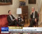 Luis Montenegro is Portugal&#39;s new prime minister.&#60;br/&#62;&#60;br/&#62;#Montenegro, who is head of the centre-right Democratic Alliance – has been invited to form a minority government. This comes after eight years of socialist rule.&#60;br/&#62;&#60;br/&#62;#Portugal #politics #PM