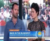 Crime drama “Blindspot” starts its second season on Wednesday night, and stars Jaimie Alexander and Sullivan Stapleton join TODAY to talk about what’s ahead.