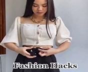 Simple hacks when your skirt strap comes undone&#60;br/&#62;&#60;br/&#62;Please subscribe, like &amp; share&#60;br/&#62;&#60;br/&#62;Thank you&#60;br/&#62;&#60;br/&#62;#hack #fashion #girls