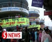 Thousands of travellers joined the holiday rush back home on Sunday (April 7), leaving the Bangladeshi capital of Dhaka to celebrate Eid al-Fitr with their families as the country began a long bridge holiday of eight days. &#60;br/&#62;&#60;br/&#62;WATCH MORE: https://thestartv.com/c/news&#60;br/&#62;SUBSCRIBE: https://cutt.ly/TheStar&#60;br/&#62;LIKE: https://fb.com/TheStarOnline