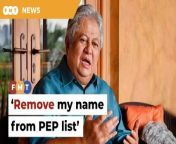Bank Negara Malaysia defines a politically exposed person as someone who is or has been entrusted with a prominent public function.&#60;br/&#62;&#60;br/&#62;Read More: https://www.freemalaysiatoday.com/category/nation/2024/04/15/zaid-wants-name-removed-from-bnms-politically-exposed-person-list/&#60;br/&#62;&#60;br/&#62;Laporan Lanjut: https://www.freemalaysiatoday.com/category/bahasa/tempatan/2024/04/15/zaid-rayu-dikeluar-dari-senarai-individu-mempunyai-pengaruh-politik/&#60;br/&#62;&#60;br/&#62;Free Malaysia Today is an independent, bi-lingual news portal with a focus on Malaysian current affairs.&#60;br/&#62;&#60;br/&#62;Subscribe to our channel - http://bit.ly/2Qo08ry&#60;br/&#62;------------------------------------------------------------------------------------------------------------------------------------------------------&#60;br/&#62;Check us out at https://www.freemalaysiatoday.com&#60;br/&#62;Follow FMT on Facebook: https://bit.ly/49JJoo5&#60;br/&#62;Follow FMT on Dailymotion: https://bit.ly/2WGITHM&#60;br/&#62;Follow FMT on X: https://bit.ly/48zARSW &#60;br/&#62;Follow FMT on Instagram: https://bit.ly/48Cq76h&#60;br/&#62;Follow FMT on TikTok : https://bit.ly/3uKuQFp&#60;br/&#62;Follow FMT Berita on TikTok: https://bit.ly/48vpnQG &#60;br/&#62;Follow FMT Telegram - https://bit.ly/42VyzMX&#60;br/&#62;Follow FMT LinkedIn - https://bit.ly/42YytEb&#60;br/&#62;Follow FMT Lifestyle on Instagram: https://bit.ly/42WrsUj&#60;br/&#62;Follow FMT on WhatsApp: https://bit.ly/49GMbxW &#60;br/&#62;------------------------------------------------------------------------------------------------------------------------------------------------------&#60;br/&#62;Download FMT News App:&#60;br/&#62;Google Play – http://bit.ly/2YSuV46&#60;br/&#62;App Store – https://apple.co/2HNH7gZ&#60;br/&#62;Huawei AppGallery - https://bit.ly/2D2OpNP&#60;br/&#62;&#60;br/&#62;#FMTNews #ZaidIbrahim #BankNegaraMalaysia