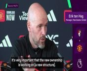 Manchester United boss Erik ten Hag thanked John Murtough, and said he will miss the football director