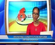 In January, the prime minister announced the appointment of an Advisory Committee to tackle Constitution Reform.&#60;br/&#62;&#60;br/&#62;On Friday, there was a virtual forum titled, &#92;