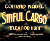 Sinful Cargo 1936 colorized from backgrand color