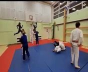 A randori session in Williton-based Tsunami Judo Club. from deshe base rat
