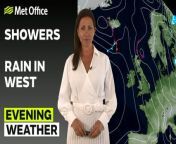 Scattered showers, heavy at times, across the UK today. More frequent in eastern England and with strong winds in north and east Scotland. Strong winds and showers move south from northeast Scotland down eastern England tomorrow morning. Cloud, rain and drizzle in Northern Ireland and then the southwest later on. – This is the Met Office UK Weather forecast for the evening of 16/04/24. Bringing you today’s weather forecast is Clare Nasir.