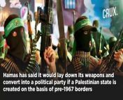 Hamas has said it would lay down its weapons and convert into a political party if a Palestinian state is created on the basis of pre-1967 borders. In an interview to Associated Press, Hamas leader Khalil al-Hayya said the group is willing to agree to a truce of five years or more with Israel. Israel has agreed to the hostage deal proposal on the table that would allow for the unrestricted return of Palestinians to northern Gaza. US-led coalition forces shot down four drones and an anti-ship missile launched by Yemen&#39;s Houthi rebels, as per American authorities. Belgium said an aid worker who was part of the country’s development aid efforts in the Gaza Strip died in an Israeli strike on Rafah.