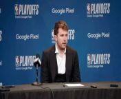 Dallas Mavericks' Luka Doncic on Game 3 Win Over LA Clippers, Knee Injury from win period for emoji