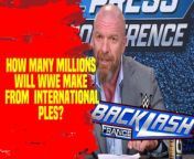 How many millions will WWE make from their upcoming international PLEs? #WWE #OverseasEvents #GlobalExpansion #Wrestling #Merchandise #Sponsorship