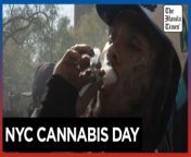 New Yorkers celebrate cannabis day in Washington Square Park&#60;br/&#62;&#60;br/&#62;New York City&#39;s famous Washington Square Park was the site of a huge 420 party, with thousands celebrating the plant amidst a giant cloud of marijuana smoke. 420 is considered the most celebrated day for marijuana enthusiasts and just a few years after legalization, New Yorkers are taking full advantage of the laws that allow public consumption in any area where smoking cigarettes is allowed. At this year&#39;s event, many unlicensed vendors hawked their products to eager buyers with cash in hand. With the slow rollout in New York City of only 138 legal stores, the vendors have taken up the supplying the huge demand in New York City. &#60;br/&#62;&#60;br/&#62;Video by AFP &#60;br/&#62;&#60;br/&#62;Subscribe to The Manila Times Channel - https://tmt.ph/YTSubscribe &#60;br/&#62;Visit our website at https://www.manilatimes.net &#60;br/&#62; &#60;br/&#62;Follow us: &#60;br/&#62;Facebook - https://tmt.ph/facebook &#60;br/&#62;Instagram - https://tmt.ph/instagram &#60;br/&#62;Twitter - https://tmt.ph/twitter &#60;br/&#62;DailyMotion - https://tmt.ph/dailymotion &#60;br/&#62; &#60;br/&#62;Subscribe to our Digital Edition - https://tmt.ph/digital &#60;br/&#62; &#60;br/&#62;Check out our Podcasts: &#60;br/&#62;Spotify - https://tmt.ph/spotify &#60;br/&#62;Apple Podcasts - https://tmt.ph/applepodcasts &#60;br/&#62;Amazon Music - https://tmt.ph/amazonmusic &#60;br/&#62;Deezer: https://tmt.ph/deezer &#60;br/&#62;Tune In: https://tmt.ph/tunein&#60;br/&#62; &#60;br/&#62;#TheManilaTimes &#60;br/&#62;#worldnews &#60;br/&#62;#newyorkcity &#60;br/&#62;#cannabiseducation