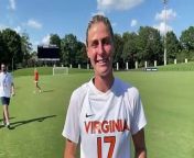 Virginia women&#39;s soccer striker Haley Hopkins scored her first-career hat trick.