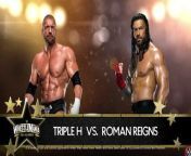 Triple H vs Roman Reigns - Full WrestleMania 39 Sunday Highlights 2024 from h dsn