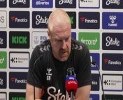 Everton Manager Sean Dyche discusses what he can and cant control as the Everton manager&#60;br/&#62;&#60;br/&#62;Goodison Park, Liverpool, UK