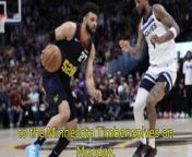 Murray tossed the objects on the floor during live play with 4:41 remaining in the second quarter and the Timberwolves up 49-30. Nuggets guard Kentavious Caldwell-Pope picked up the pad, tossed it to the sidelines and play continued without any whistle from the referees.