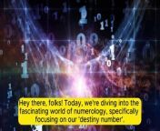 What is you Destiny number &#124; Find you Destiny number &#124; #numerology #astrology #zodiac