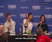 Josh Hart revealed the key to having so much energy is a diet of American candy, &#39;Mike and Ikes&#39;.
