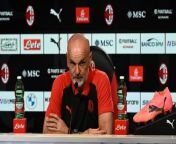 AC Milan v Genoa, Serie A 2023\ 24: the pre-match press conference from dominguez de la serie