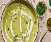 This light cream of asparagus soup is the perfect easy spring soup, and not just because of its verdant color.