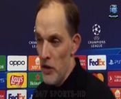 Thomas Tuchel has torn into the officials of Bayern Munich&#39;s Champions League semi-final tie against Real Madrid after his side was denied a potential late equalizer.&#60;br/&#62;&#60;br/&#62;Bayern crashed out of the Champions League dramatically on Wednesday night, leading the tie with three minutes to go but conceding two late goals to Joselu as Madrid booked their place at Wembley at the start of June.&#60;br/&#62;&#60;br/&#62;But the former Stoke forward&#39;s strikes were only half the story, with Matthijs De Ligt netting in the 13th minute of injury time, only for Polish referee Szymon Marciniak to have blown his whistle for offside moments before.&#60;br/&#62;&#60;br/&#62;Replays showed that the call was extremely tight, with Bayern&#39;s Noussair Mazraoui appearing at first glance to be onside despite the call. Due to the whistle already being blown, VAR could not intervene, with officials told to delay their calls in case they were wrong.&#60;br/&#62;&#60;br/&#62;Tuchel, speaking to TNT Sports, revealed the assistant referee had apologized to him for flagging early in a move that could have cost his team the game. &#60;br/&#62;&#60;br/&#62;&#39;That was an absolute disaster,&#39; the German said. &#39;A violation of the rules. &#60;br/&#62;&#60;br/&#62;&#39;This scene must be played out to the end. That&#39;s the rule. The linesman made the mistake, and the referee made the second mistake.&#60;br/&#62;&#60;br/&#62;&#39;We were almost there and a very unusual mistake of the best player for the equalizer, then we conceded in a very narrow decision in stoppage time. Then we scored one and it was a disastrous decision from the linesman and the referee, so it feels almost like a betrayal in the end because of that decision.&#60;br/&#62;&#60;br/&#62;&#39;The linesman said sorry. That does not help at that kind of level, to raise the flag in a decision like this, in a close decision at the last minute. The referee as well, does not have to whistle, he sees that we win the second ball, and he sees that we get the shot away. To whistle is a very, very bad decision.&#60;br/&#62;&#60;br/&#62;&#39;It is against the rules and it is a bad decision from both of them. It is a disaster, tough to swallow, but it is the way it is.&#39;&#60;br/&#62;&#60;br/&#62;He added: &#39;Having the balls to raise the flag in a situation like that is a big mistake. And then the referee, when he saw that we won the rebound, decided to whistle. It wouldn&#39;t have happened the other way round.&#60;br/&#62;&#60;br/&#62;&#39;We accept the apology (from the linesman) but this is not the time to apologize. It&#39;s the semi-finals and it&#39;s not the time to make those sort of mistakes.&#39;&#60;br/&#62;&#60;br/&#62;De Ligt had led the Bayern protests on the pitch and echoed his manager&#39;s comments post-match in that he too had received an apology from the officials.&#60;br/&#62;&#60;br/&#62;Bayern will now go trophyless for the season for the first time in over a decade.&#60;br/&#62;&#60;br/&#62;&#39;We all know the rules if the offside is not clear then we have to play on,&#39; said the Dutch defender. &#39;It&#39;s a disgrace that it happened against us and not for us at the other end when Joselu was almost offside and the game was allowed to continue.&#60;br/&#62;&#60;br/&#62;&#39;A decision like that in the last minute is a mistake It&#39;s always easy to talk about the referee after the game but this time it&#39;s