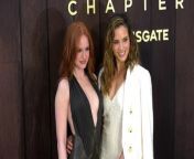 https://www.maximotv.com &#60;br/&#62;B-roll footage: Madelaine Petsch and Katrina Law attend the Lionsgate world premiere of &#39;The Strangers: Chapter 1&#39; at Regal DTLA in Los Angeles, California, USA, on Wednesday, May 8, 2024. This video is available for editorial use in all media and worldwide. To ensure compliance and proper licensing of this video, please contact us. ©MaximoTV&#60;br/&#62;