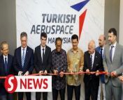 Malaysia&#39;s advancement in the aerospace industry will be accelerated with Turkiye&#39;s help, says the Defence Minister.&#60;br/&#62;&#60;br/&#62;Datuk Seri Mohamed Khaled Nordin noted that the launch of Turkish Aerospace Malaysia&#39;s new office was a step in the right direction to bolster local talent and make Malaysia a recognisable name in the industry.&#60;br/&#62;&#60;br/&#62;Read more at https://tinyurl.com/3r425x5u &#60;br/&#62;&#60;br/&#62;WATCH MORE: https://thestartv.com/c/news&#60;br/&#62;SUBSCRIBE: https://cutt.ly/TheStar&#60;br/&#62;LIKE: https://fb.com/TheStarOnline