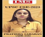 We&#39;re elated to acknowledge #PratibhaSaharan&#39;s remarkable achievement in securing #AllIndiaRank_356 in #UPSC #CSE2023 with Mathematics Optional, thanks to the guidance and mentorship of our esteemed faculty, K. Venkanna Sir, at #IMS (Institute of Mathematical Sciences).&#60;br/&#62;&#60;br/&#62;https://www.youtube.com/shorts/PLlbs5tTtD0&#60;br/&#62;&#60;br/&#62;#PratibhaSaharan&#39;s accomplishment serves as a testament to the dedication of both students and teachers. It&#39;s a source of inspiration for all UPSC aspirants, especially those aspiring to excel in Mathematics.&#60;br/&#62;&#60;br/&#62;For those aspiring to crack UPSC CSE with Mathematics Optional, look no further than #IMS! We provide comprehensive coaching, renowned faculty like K. Venkanna Sir, and proven strategies to help you realize your dream rank.&#60;br/&#62;&#60;br/&#62;Join us in celebrating Pratibha Saharan&#39;s success and explore how IMS can help you achieve your UPSC CSE goals with Mathematics Optional. Watch the full discussion video featuring Pratibha Saharan here&#60;br/&#62;&#60;br/&#62; Explore more on our website:- https://www.ims4maths.com/upsc-final-result-2023/&#60;br/&#62;Visit our head office:25/8, Old Rajender Nagar Market, Delhi-110060&#60;br/&#62;For inquiries:011-45629987 or 9999197625. &#60;br/&#62; Map:- https://maps.app.goo.gl/myD36h8BjC8PRRXt5&#60;br/&#62;&#60;br/&#62;#CivilServicesExam #CivilServicesResult #CSE2023FinalResult #UnionPublicServiceCommission #UPSC #UPSC2023Result #UPSC2023ResultFinal #UPSCCivilServiceFinalResult #UPSCCivilServiceResult2023 #UPSCCivilServices #UPSCCivilServicesExam #UPSC #UPSCCSE #MathematicsOptional #SuccessStory #Rank11 #ProudMoment #IMS #instituteofmathematicalsciences