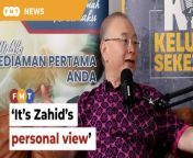 The MCA president says no decision has been made at the Barisan Nasional level as components have yet to discuss the matter.&#60;br/&#62;&#60;br/&#62;Read More: &#60;br/&#62;https://www.freemalaysiatoday.com/category/nation/2024/05/07/call-to-defend-unity-govt-in-ge16-zahids-own-view-says-wee/&#60;br/&#62;&#60;br/&#62;Laporan Lanjut: &#60;br/&#62;https://www.freemalaysiatoday.com/category/bahasa/tempatan/2024/05/07/mca-tak-takut-gerak-solo-jika-umno-tetap-mahu-cium-mulut-dap/&#60;br/&#62;&#60;br/&#62;Free Malaysia Today is an independent, bi-lingual news portal with a focus on Malaysian current affairs.&#60;br/&#62;&#60;br/&#62;Subscribe to our channel - http://bit.ly/2Qo08ry&#60;br/&#62;------------------------------------------------------------------------------------------------------------------------------------------------------&#60;br/&#62;Check us out at https://www.freemalaysiatoday.com&#60;br/&#62;Follow FMT on Facebook: https://bit.ly/49JJoo5&#60;br/&#62;Follow FMT on Dailymotion: https://bit.ly/2WGITHM&#60;br/&#62;Follow FMT on X: https://bit.ly/48zARSW &#60;br/&#62;Follow FMT on Instagram: https://bit.ly/48Cq76h&#60;br/&#62;Follow FMT on TikTok : https://bit.ly/3uKuQFp&#60;br/&#62;Follow FMT Berita on TikTok: https://bit.ly/48vpnQG &#60;br/&#62;Follow FMT Telegram - https://bit.ly/42VyzMX&#60;br/&#62;Follow FMT LinkedIn - https://bit.ly/42YytEb&#60;br/&#62;Follow FMT Lifestyle on Instagram: https://bit.ly/42WrsUj&#60;br/&#62;Follow FMT on WhatsApp: https://bit.ly/49GMbxW &#60;br/&#62;------------------------------------------------------------------------------------------------------------------------------------------------------&#60;br/&#62;Download FMT News App:&#60;br/&#62;Google Play – http://bit.ly/2YSuV46&#60;br/&#62;App Store – https://apple.co/2HNH7gZ&#60;br/&#62;Huawei AppGallery - https://bit.ly/2D2OpNP&#60;br/&#62;&#60;br/&#62;#FMTNews #WeeKaSiong #AhmadZahidHamidi #BarisanNasional #GE16