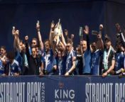 Leicester City lift trophy as fans light streets up blue during victory paradeSource: Leicester City