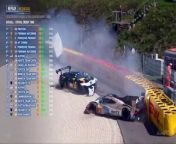 WEC 2024 6H Spa Race Hanson Al Arthy Crashes from race movie song