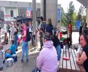 Protest takes place in Aberystwyth over attacks on Rafa from bangladesh take