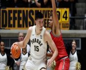 Can Zach Edey Lead Purdue to Victory with Impressive Stats? from big hugs walking