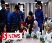 Bank Simpanan Nasional (BSN), in collaboration with the Education Ministry feted 100 orphaned school-going children from the asnaf community in Selangor, Putrajaya, and Kuala Lumpur, during an Iftar event in Putrajaya on Wednesday (April 3).&#60;br/&#62;&#60;br/&#62;WATCH MORE: https://thestartv.com/c/news&#60;br/&#62;SUBSCRIBE: https://cutt.ly/TheStar&#60;br/&#62;LIKE: https://fb.com/TheStarOnline