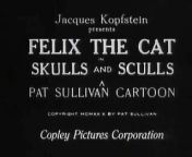 Felix the Cat-Felix in Skull And Sculls (1930) from skull is