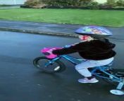 A three-year-old girl with a heart condition is set to cycle 82 miles for charity from www video com old mp3