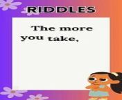 Check your IQ. answer the simple riddles to exercise your brain.