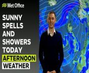 Mixture of sun and rain, due to low pressure continue to dominate over the UK. However, winds from the south would feel less cold – This is the Met Office UK Weather forecast for the afternoon of 29/03/24. Bringing you today’s weather forecast is Craig Snell.&#60;br/&#62;