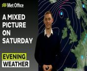 Further rain with little bit of sunshine from time to time as low pressure remains in charge across the UK – This is the Met Office UK Weather forecast for the evening of 29/03/24. Bringing you today’s weather forecast is Craig Snell.